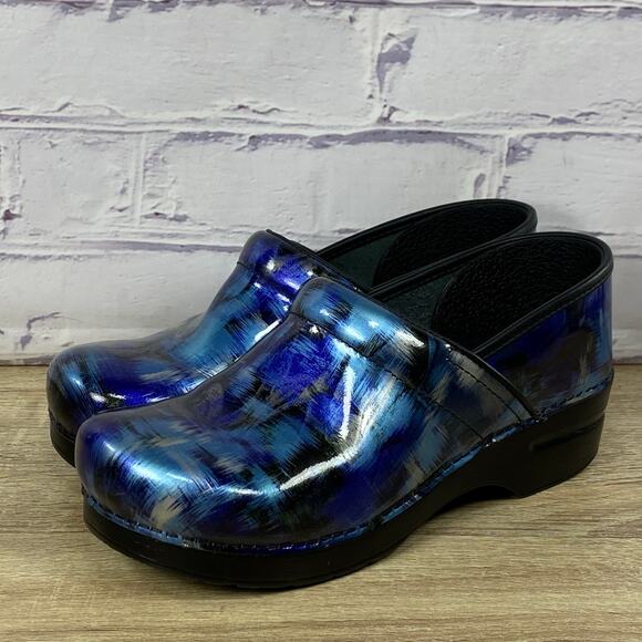 Dansko Professional Patent Leather Clogs Women's EU 40 US 9.5-10 Comfort Shoes - Picture 3 of 8